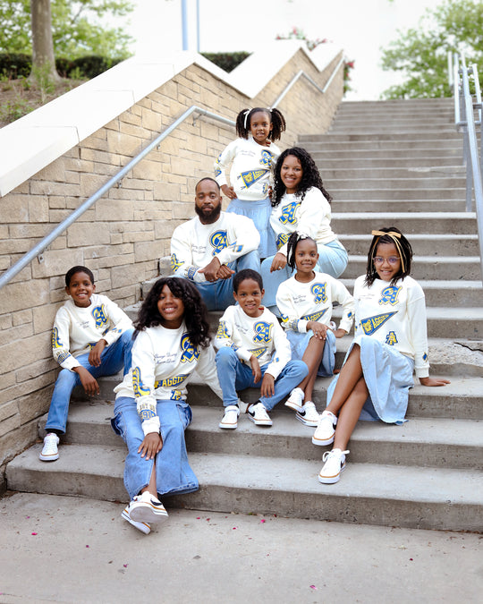 North Carolina A&T – NCAT Aggie LOGO-Land Unisex Sponge Cotton HBCU Family Sweatshirt