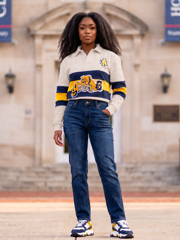 NC A&T - ADULT Aggie Bulldog Fleece Raglan