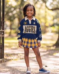 NC A&T - YOUTH “The Centennial” Aggie Script Fleece Raglan