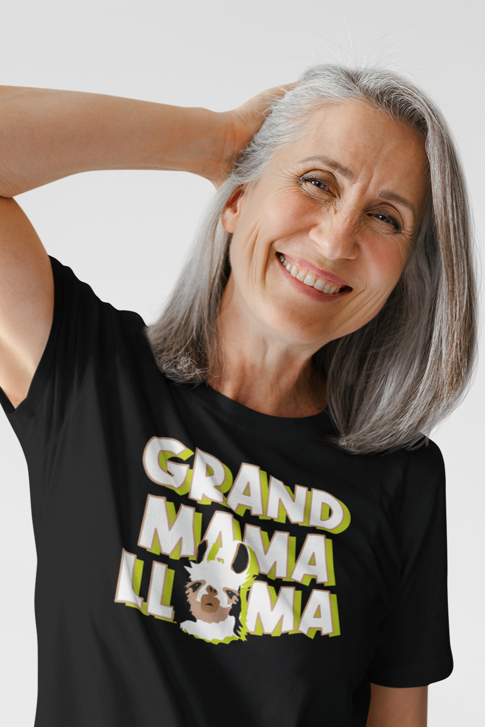 Grandmama Llama - Matching Llama Family T-Shirt