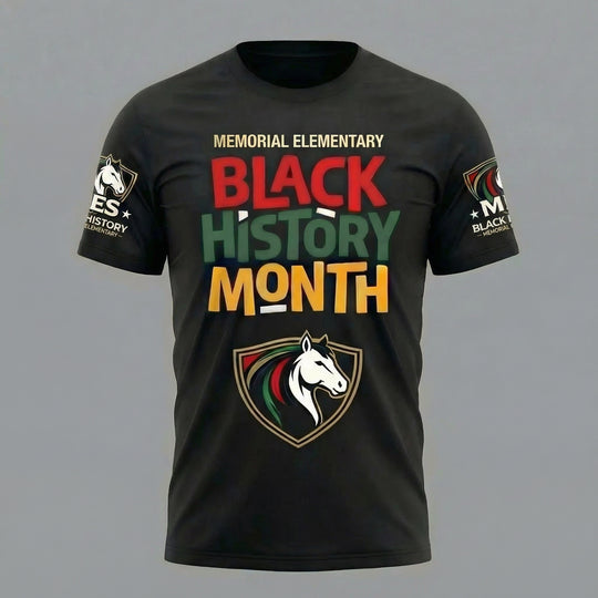 Pre-Order: MES - 2026 Black History Unisex T-Shirt (Spirit Gear)