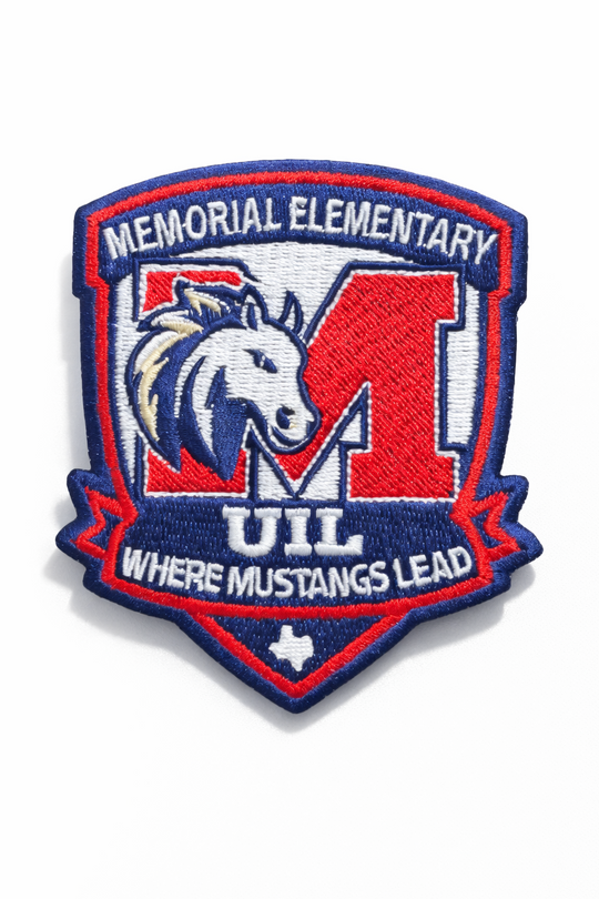UIL - Memorial ES Iron-On Patch