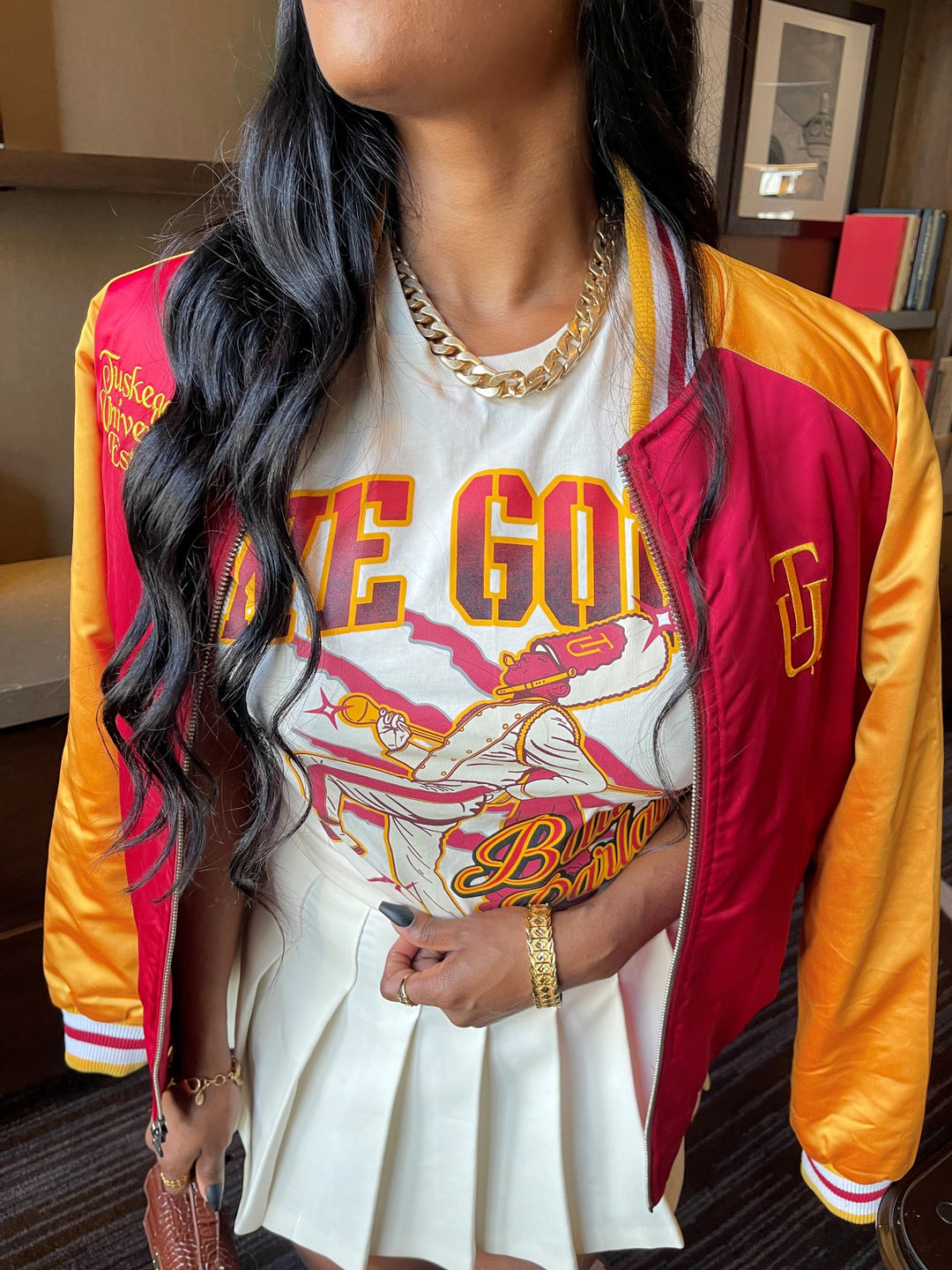 Tuskegee University - TU "Ball N Parlay" Unisex Heavyweight 100% Cotton HBCU Unisex Family T-Shirt