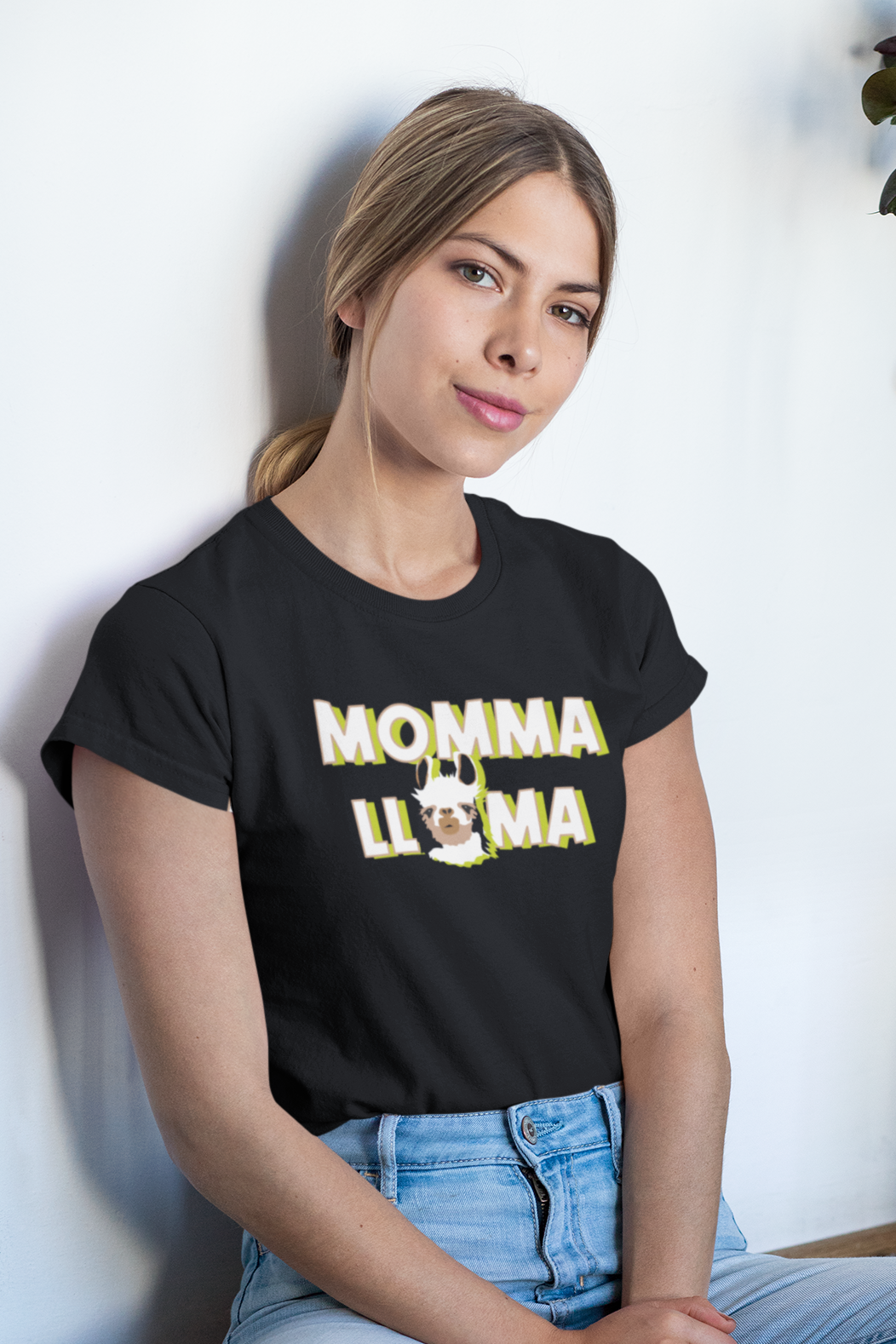 Momma Llama - Matching Llama Family T-Shirt