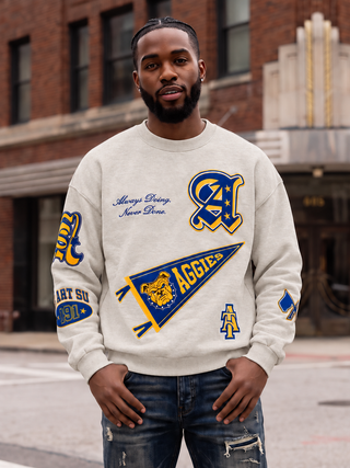 NC A&T - ADULT Aggie LOGO-Land Sweatshirt