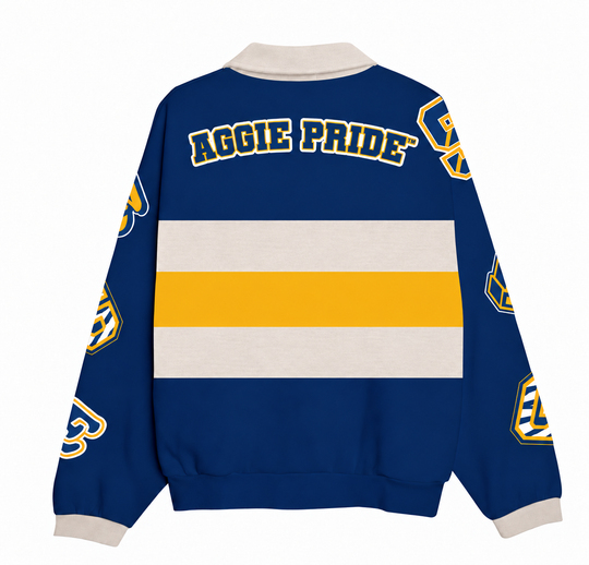 NC A&T - ADULT “The Centennial” Aggie Script Fleece Raglan