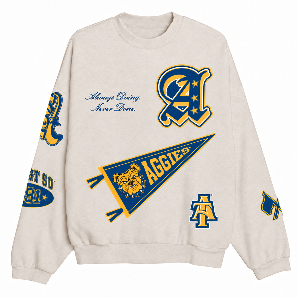 NC A&T - YOUTH Aggie LOGO-Land Sweatshirt