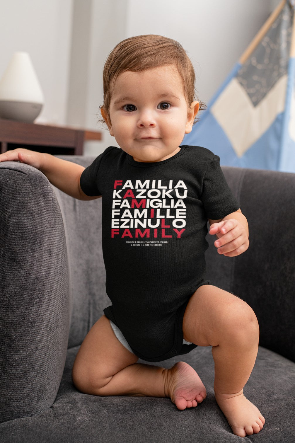 Family in Every Language Infant Bodysuit - Baby Unisex