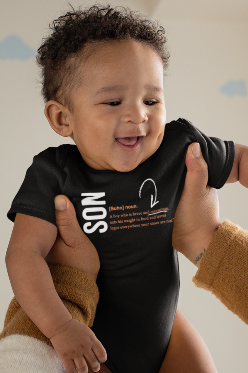 Son logo 2.0 infant bodysuit