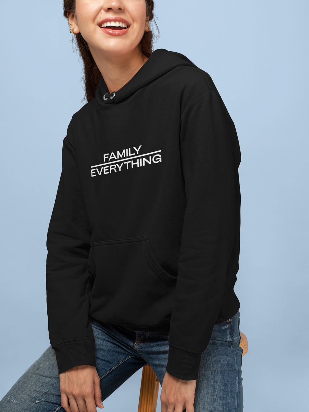 Family over everything - Classic unisex hoodie