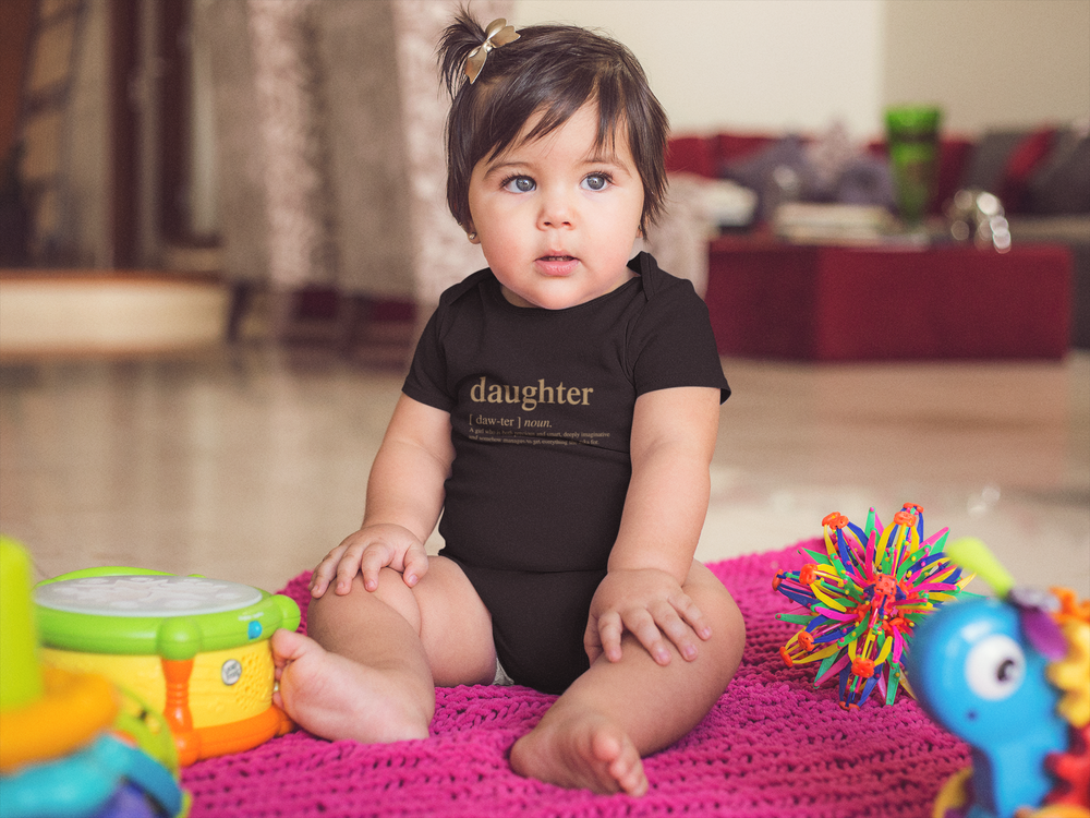 Daughter Logo Matching Family Infant Bodysuit (FINAL SALE)