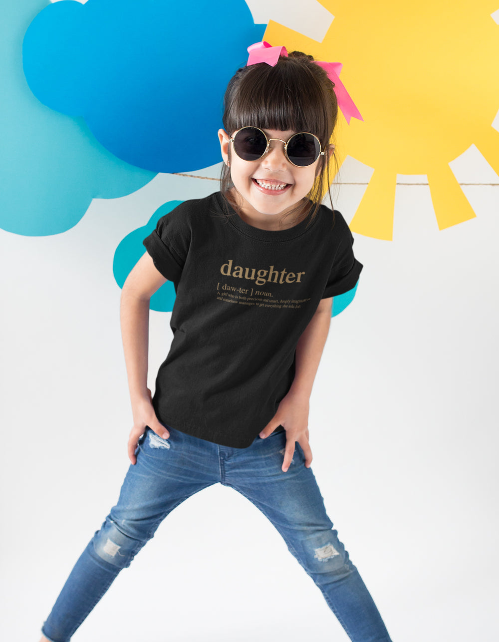 Daughter Logo Matching Family Tshirt (FINAL SALE)