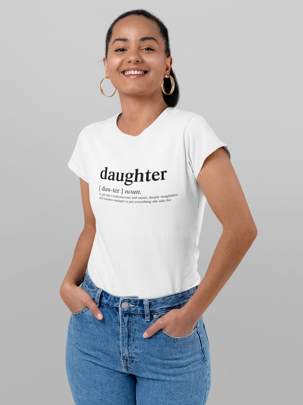 XS (0-2) T-shirt Daughter Logo Matching Family tshirt - Adult (FINAL SALE) - Tony by Toni