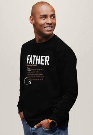 S / Black sweatshirt Father Logo 2.0 Sweatshirt - Matching family - Tony by Toni