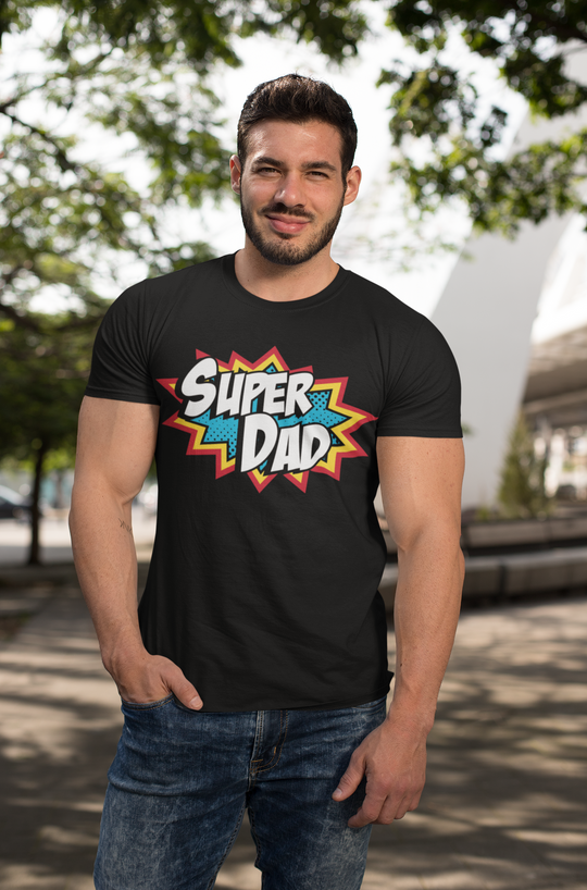 Super dad slogan t-shirt (FINAL SALE) - Tony by Toni